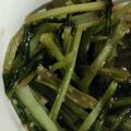 ももpppp's cooksnap of when they made かぶの葉のごま炒めおひたし.