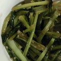 ももpppp's cooksnap of when they made かぶの葉のごま炒めおひたし.