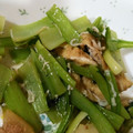 ももpppp's cooksnap of when they made 小松菜としらすの炒め和え.