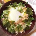 糠に釘入れたら's cooksnap of when they made 温泉卵と冷奴の豆腐丼（濃厚かつお醤油味）.