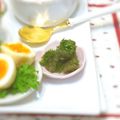 berry_a's cooksnap of when they made 常備菜にも◎こんにゃくの青のり炒め.