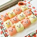 あやちん０８１６'s cooksnap of when they made 2色のくまのちぎりパン.