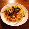 はるぴーのママ's cooksnap of when they made 梅干しと大葉の和風パスタ.