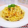 アイリッシュショコラ's cooksnap of when they made 塩昆布で桜えびとエノキのスパゲッティー.