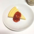 すいすい。's cooksnap of when they made チーズケーキ炊飯器.