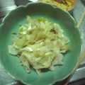 Mama☆４Kids's cooksnap of when they made シンプル✿きゃべつとじゃこの炒め物.