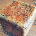 Lunchplate's cooksnap of when they made 黒ごまの食パン。ぁ、「すりごま」でね＾＾.