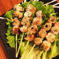 はらぺこ28's cooksnap of when they made おつまみにも！豚肉と大葉ロール巻き串焼き.