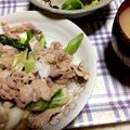クックZNO2AP☆'s cooksnap of when they made ネギ塩豚丼.