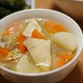 ゴメ子's cooksnap of when they made 山芋ほくほく＾＾高野豆腐入り♪お味噌汁.