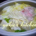 yukiはぴ's cooksnap of when they made 豚バラと根菜の塩鍋.