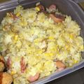 RINA09's cooksnap of when they made ウインナーと長ネギのチャーハン.