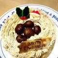 D♡Y's cooksnap of when they made 簡単！マロンクリーム♪クリスマスケーキに.