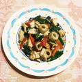 なつき☆ミ's cooksnap of when they made 鶏肉とほうれん草の炒めもの.