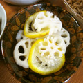 低カロ探検隊's cooksnap of when they made れんこんと柚子のはちみつ漬け【作り置き】.