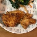 micox☆'s cooksnap of when they made 結構ケンタ風のフライドチキン.