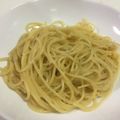 papikun's cooksnap of when they made 手作りカルボナーラスパゲティ.