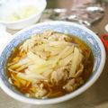 かすてら１２'s cooksnap of when they made 豚肉と大根のホカホカあったかお蕎麦.