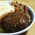 すうがん's cooksnap of when they made フライパンひとつで　和風煮込みハンバーグ.