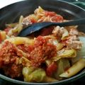 ｸﾏﾘｴ's cooksnap of when they made ワンポットパスタ♪キャベツの重ね煮ペンネ.
