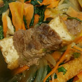 朝宮公園's cooksnap of when they made 肉巻き生揚げのスキ煮.