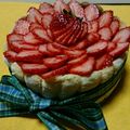 murarii's cooksnap of when they made ★苺とホワイトチョコのシャルロット★.