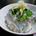 醤油☆世界一's cooksnap of when they made 柚子胡椒風味のサヨリ丼.