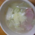 わたママ's cooksnap of when they made スープがおいしい❤白菜とベーコン煮.