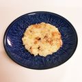 ❁Abake❁'s cooksnap of when they made 味噌汁と冷やご飯のリメイク焼きリゾット.