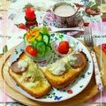 sakuraロゼット's cooksnap of when they made おひとりさまの大満足カレーピザトースト②.