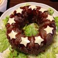 鷹haru's cooksnap of when they made *クリスマスリース風 ★ ミートローフ♪.