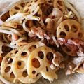 ねぞろ's cooksnap of when they made レンジで簡単！豚もやし蓮根.