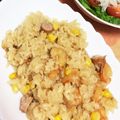 yutoka's cooksnap of when they made 炊飯器で簡単☆エビピラフ.