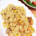 yutoka's cooksnap of when they made 炊飯器で簡単☆エビピラフ.