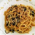 たかぼんぼん♪'s cooksnap of when they made 混ぜるだけで簡単！梅と塩昆布パスタ.