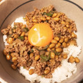 4shi5's cooksnap of when they made ごはんがすすむ!納豆と豚挽き肉そぼろ丼.