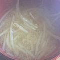ﾌﾞﾚﾝﾀﾞ's cooksnap of when they made 節約✿モヤシの味噌汁.