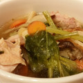 ♪ごんた's cooksnap of when they made 簡単☆豚肉と小松菜と長ネギの中華スープ♪.
