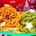 下からまりこ's cooksnap of when they made クリスマスにぴったり❅赤いツリーパスタ.