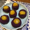＊kiyomama＊'s cooksnap of when they made 紫芋で栗きんとん.