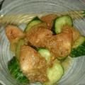 ごんべい君's cooksnap of when they made きゅうりとトマトの簡単サラダ.