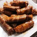 つばめきのこ's cooksnap of when they made ポークのさつまいも巻き照り焼き.