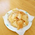 ドルフィンサーモン's cooksnap of when they made おつまみ、おやつに！簡単餃子の皮チップス.