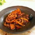 旦那は皿洗い's cooksnap of when they made 味が濃い～牛肉とれんこんの旨甘辛.