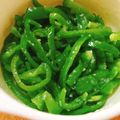 こはる・▽・'s cooksnap of when they made 超簡単！茹でピーマンの塩麹和え♬.