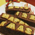 ★jasmine☆'s cooksnap of when they made 簡単★メッセージビスケットブラウニー.