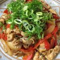 natume818's cooksnap of when they made 簡単★豚肉とパプリカのオイスター炒め★.