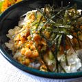 NAGANO久留米's cooksnap of when they made 我が家の定番！納豆腐丼♪.