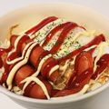 zakiyama22's cooksnap of when they made 5分で★半熟卵とウインナーのおかかご飯.