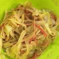 ★セイコ★'s cooksnap of when they made レンジで簡単*カニカマと長葱のあえもの*.
